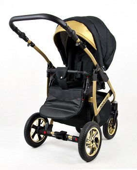 Kočárek Raf-Pol Baby Lux Gold Lux v provedení Onyx