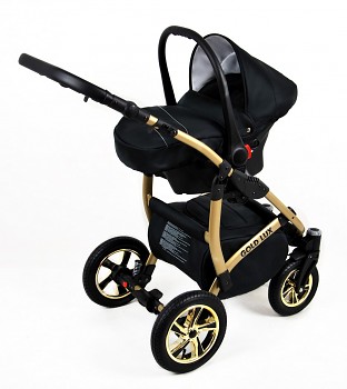 Kočárek Raf-Pol Baby Lux Gold Lux v provedení Onyx