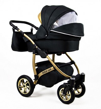 Kočárek Raf-Pol Baby Lux Gold Lux v provedení Onyx