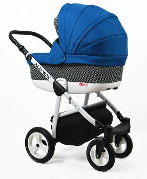 Kočárek BabyLux Alu Way v provedení Indygo