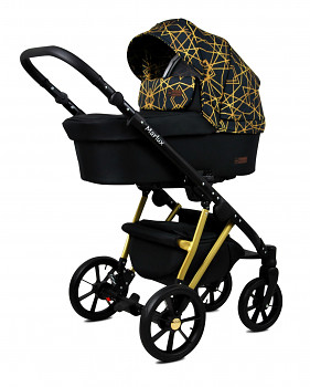 Kočárek Baby Lux Marlux Magnetic Alu Gold v provedení Gold Line