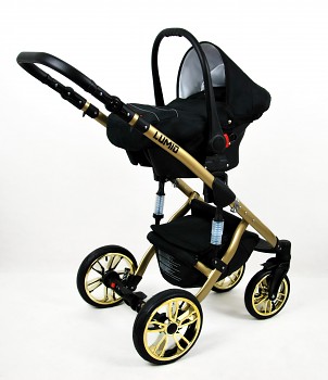 Kočárek Baby Lux Lumio v provedení Gold Rainbow
