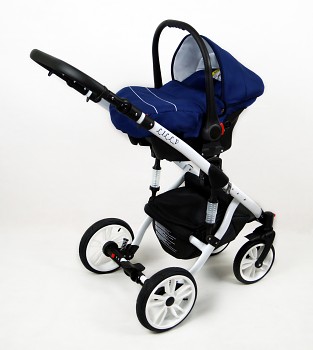 Kočárek BabyLux Lilly v provedení Sailor Blue