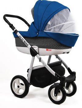 Kočárek BabyLux Alu Way v provedení Indygo