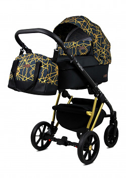 Kočárek Baby Lux Marlux Magnetic Alu Gold v provedení Gold Line