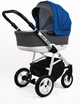 Kočárek BabyLux Alu Way v provedení Indygo