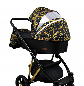Kočárek Baby Lux Marlux Magnetic Alu Gold v provedení Gold Line