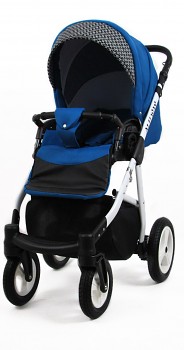 Kočárek BabyLux Alu Way v provedení Indygo
