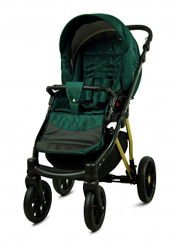 Kočárek Baby Lux Marlux Magnetic Alu Gold Bottle Green