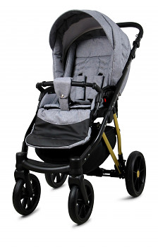 Kočárek Baby Lux Marlux Magnetic Alu Gold Silver