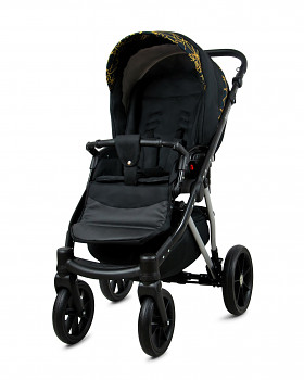 Kočárek Baby Lux Marlux Magnetic Alu Silver Gold Line