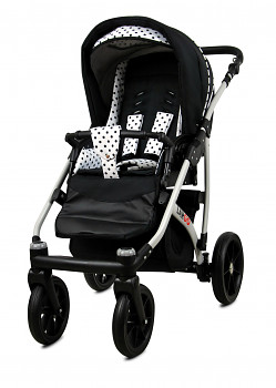 Kočárek Baby Lux Largo Black Dots