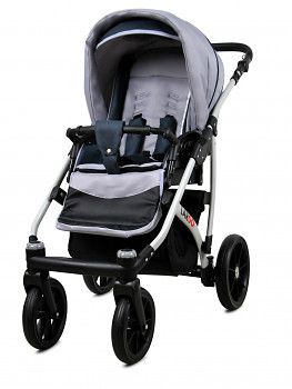 Kočárek Baby Lux Largo Silver