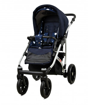Kočárek Baby Lux Largo Navy Blue Star 