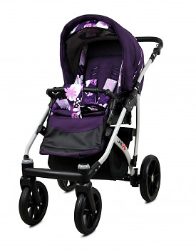 Kočárek Baby Lux Largo Violet Flowers