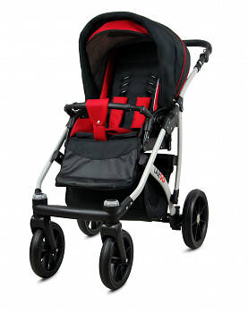 Kočárek Baby Lux Largo Black Red