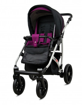 Kočárek Baby Lux Largo Black Purple
