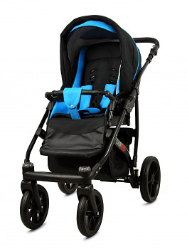 Kočárek Baby Lux Largo Black Black Agua