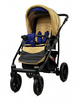 Kočárek Baby Lux Largo Black Coffe Sailor Blue