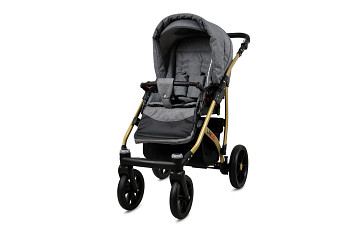 Kočárek Baby Lux Largo Gold Grey Flex