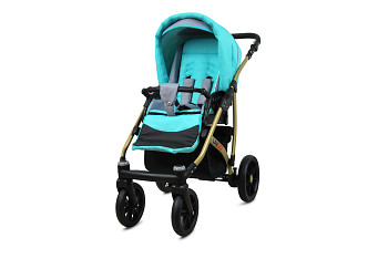 Kočárek Baby Lux Largo Gold Mint