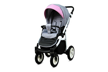 Kočárek Baby Lux Alu Way Alu Light Pink