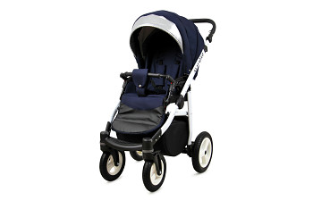 Kočárek Baby Lux Alu Way Alu Blue Shine 