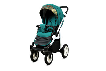 Kočárek Baby Lux Alu Way Alu Green Marble