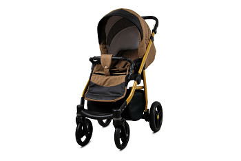 Kočárek Baby Lux Axel Alu Gold Chocolate