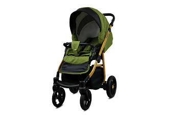 Kočárek Baby Lux Axel Alu Gold Olive