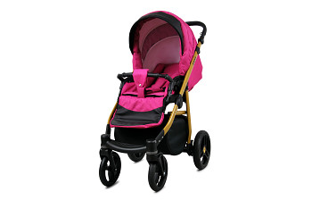 Kočárek Baby Lux Axel Alu Gold Pink
