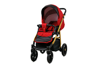 Kočárek Baby Lux Axel Alu Gold Red
