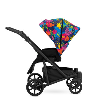 Kočárek Kunert Roy v provedení Black 06 colorfull