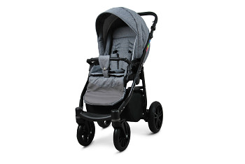 Kočárek Baby Lux Colorlux Alu Black Grey Flex