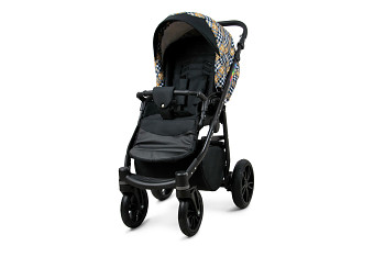 Kočárek Baby Lux Colorlux Alu Black Gold Grille