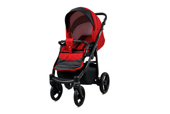 Kočárek Baby Lux Axel Alu Black Red