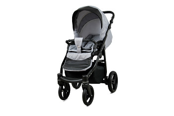 Kočárek Baby Lux Axel Alu Black Silver