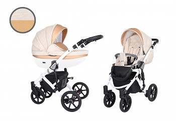 Kočárek Kunert Mila White 03 béžová