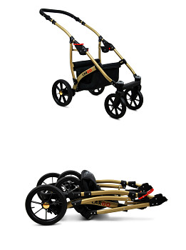 Kočárek Baby Lux Largo Gold Gold Star