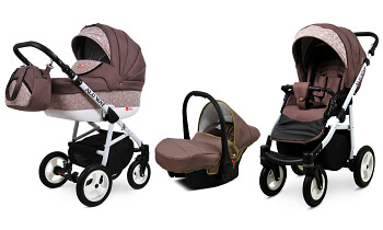 Kočárek Baby Lux Alu Way Alu Sandal Tree s autosedačkou za příplatek