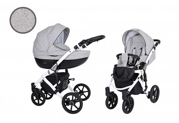 Kočárek Kunert Mila White 06 šedá