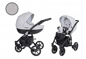Kočárek Kunert Mila Black 06 šedá