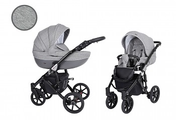 Kočárek Kunert Mila Black 08 šedá