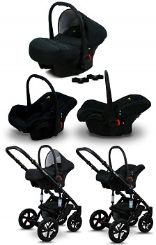Kočárek Baby Lux Sky Lark Soft Alu s autosedačkou za příplatek