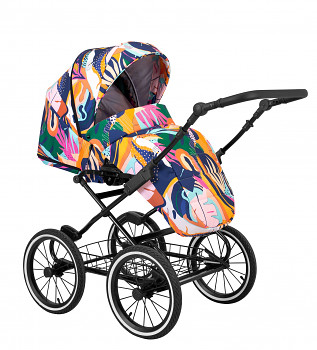 Kočárek Kunert Romantic New Black v provedení 01