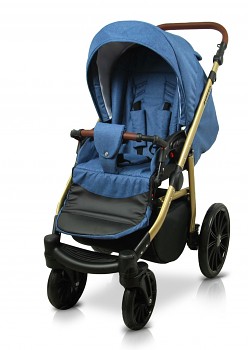 Kočárek Baby Lux Aspero Blue Flex