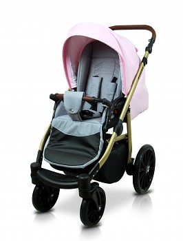 Kočárek Baby Lux Aspero Light Pink