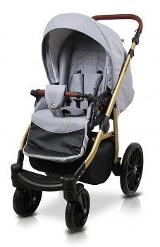 Kočárek Baby Lux Aspero Silver Flex