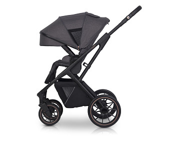 Kočárek dvojkombinace Cavoe Axo Shine French Gray