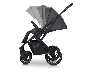 Kočárek dvojkombinace Cavoe Axo Shine French Gray